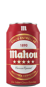 C- LATA 1/3 MAHOU 5 ESTRELLAS (24 UND)